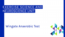 Wingate Anaerobic Test