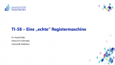 thumbnail of medium EIG: TI 58 – Eine „echte“ Registermaschine