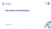 thumbnail of medium Informatik und Gesellschaft: Einführung