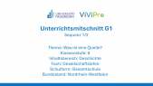 thumbnail of medium ViViPro Geschichte Unterrichtsmitschnitt 1 Sequenz 1
