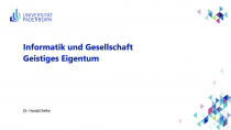 IuG: Geistiges Eigentum