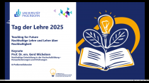 Tag der Lehre 2025 - Keynote -  Nachhaltige Entwicklung in der Hochschulbildung