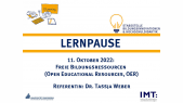 thumbnail of medium LernPause Oktober 2022 Freie Bildungsressourcen OpenEducational Resources OER