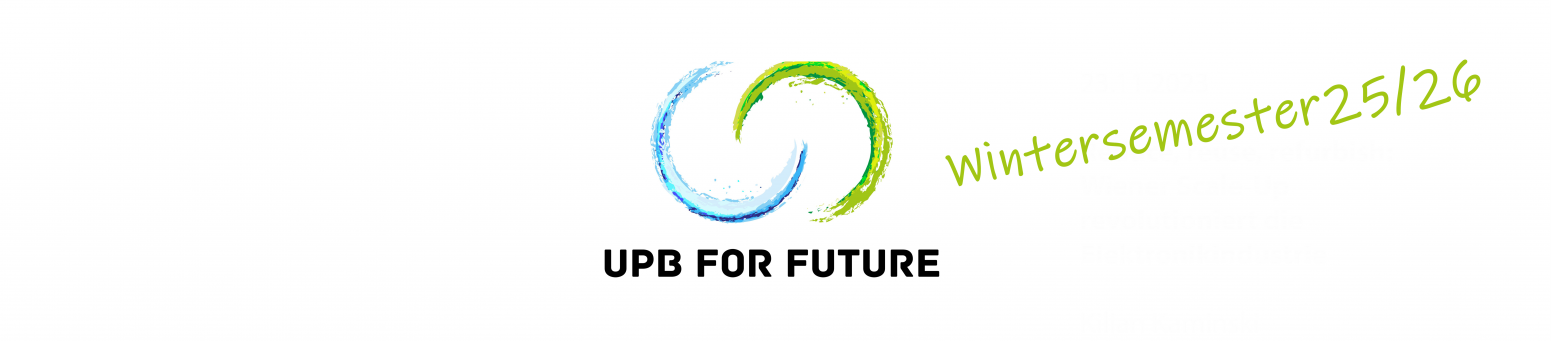 thumbnail of channel UPB for Future – die Nachhaltigkeitsringvorlesung – WiSe 25/26