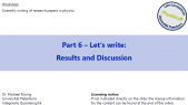 thumbnail of medium Scientific writing in physics - Let's write: Results and discussion