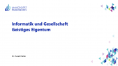 thumbnail of medium IuG: Geistiges Eigentum