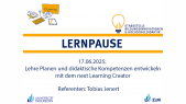 thumbnail of medium lernPause  - Lehre Planen und didaktische Kompetenzen entwickeln mit dem Next Learning Creator